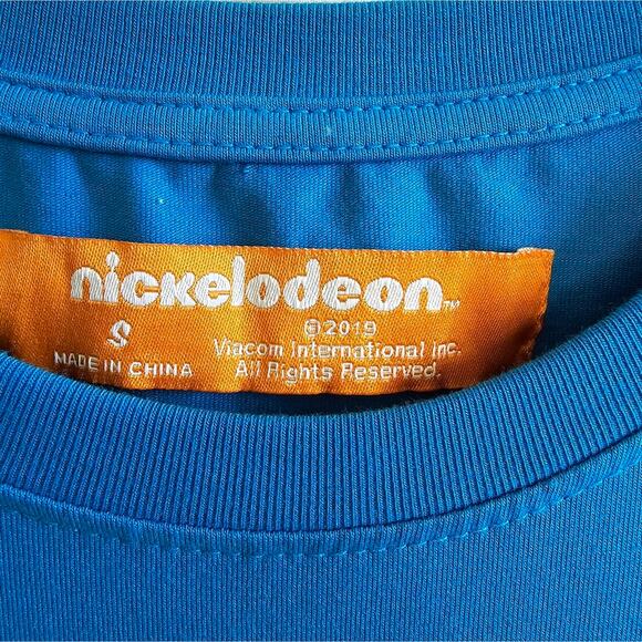 90's Nickelodeon Y2K Show Patch Blue Graphic Tee Unisex Small - Picture 8 of 12